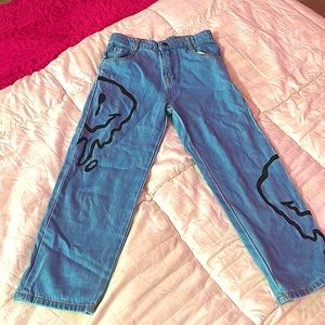 Shein jeans size 130 in kids
